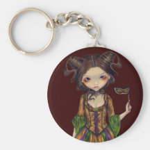 "At the Masquerade Ball" Keychain