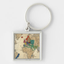 At The Restoration of The Stuarts 1660 AD Keychain