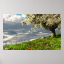 At World's Edge (Spring) Print