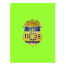 ATF ALCOHOL TOBACCO AND FIREARMS POSTCARD