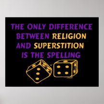 Atheism Quote Poster