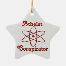 Atheist Conspirator Christmas Ornaments