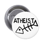 Atheist Fish Pinback Buttons