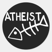 Atheist Fish Sticker