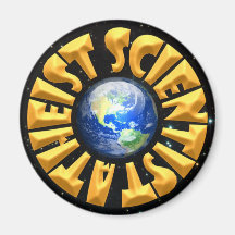 Atheist Scientist Space Cowboy Fridge Magnets