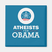 Atheists for Obama Refrigerator Magnet