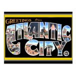 Atlantic city Vintage Postcard