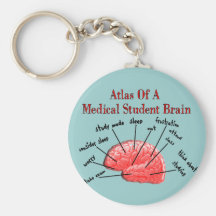 Atlas of Medical Student Brain Key Chains