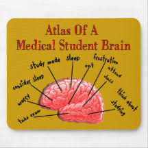 Atlas of Medical Student Brain Mouspad Mouse Pads