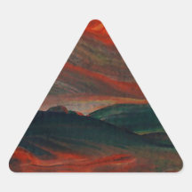 Atmospheric Landscape 1 - Mood Emotion Passion Triangle Stickers