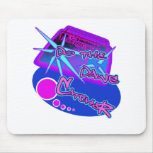Atomic Dog Retro Rap Hip Hop Rave Electro Mousepads