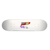 Attack of the spare tire skateboard deck