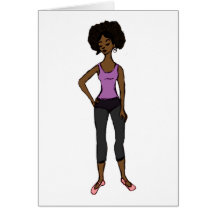 Attitude Dancer Greeting Cards