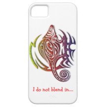 Attitude tribal chameleon iphone case iPhone 5 covers