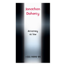 Attorney at law business card template