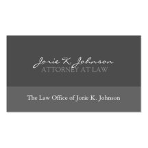 Attorney Business Card - Custom