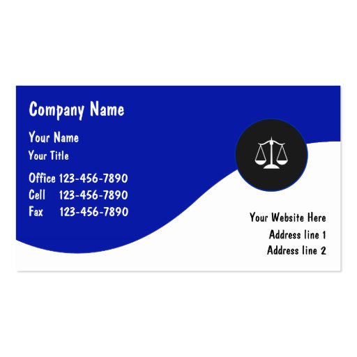 Attorney Business Cards