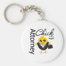 Attorney Chick v2 Keychain