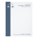 Attorney / Lawyer - Blue letterhead