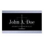 Attorney Lawyer Law Firm Blue Sky Platinum Paper Business Card Templates