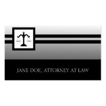 Attorney Lawyer Law Firm Office Scale Silver Fade Business Card Template