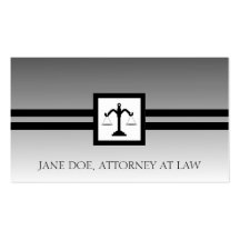 Attorney Lawyer Law Firm Office Scale Silver Fade Business Card