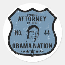 Attorney Obama Nation Sticker