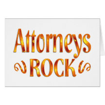 Attorneys Rock Card