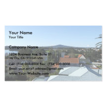 Attractive Roof The Houses Business Cards