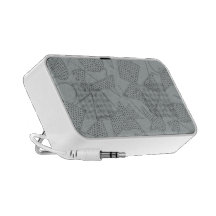 Audio Speaker ATOMC BOOMERANG 1950s Retro GREY