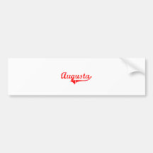 Augusta Georgia Classic Design Bumper Stickers