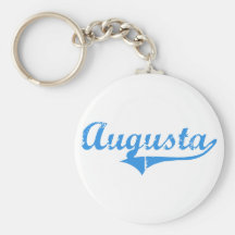 Augusta Maine Classic Design Key Chain