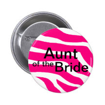 Aunt Of The Bride Pin