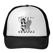 Aunt Proudly Serves - ARMY Mesh Hats