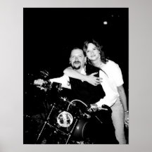 Aunt Sharon Harley Black & White Posters