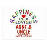 Aunt & Uncle Happiness Postcards