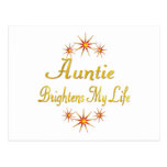 Auntie Brightens My Life Post Cards