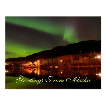 Aurora Borealis Greetings Postcard