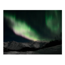 AURORA borealis in Girdwood Post Card