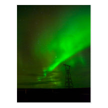 Aurora Borealis over Nesjavellir Post Card