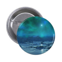 Aurora Borealis Pinback Buttons