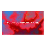 Aurora Red Nebula Business Card