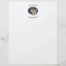 Ausky Dog Poker Pirate Personalized Flyer