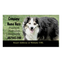 Aussie Breeder  Business Card