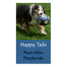 Aussie Puppy Breeding  Business Card
