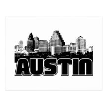 Austin Skyline Post Card