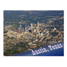 Austin,Texas From Above Postcard