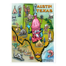 Austin TX Post Cards