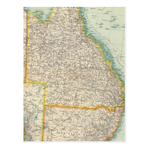 Australia eastern section post card