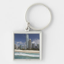 Australia, Queensland, Gold Coast, Surfers Keychains